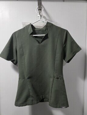 Figs Inala Slim Scrub Top Sz Small